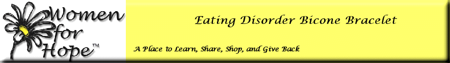 Eating Disorder Bicone Bracelet